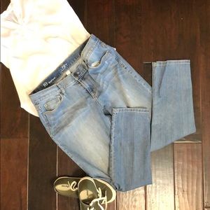 Denim boyfriend jeans